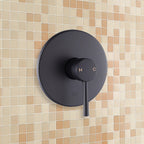 Shower Bath Mixer Tap Bathroom Electroplated Matte Black