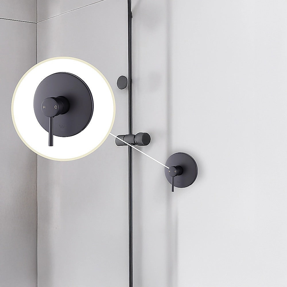 Shower Bath Mixer Tap Bathroom Electroplated Matte Black