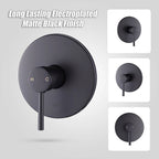 Shower Bath Mixer Tap Bathroom Electroplated Matte Black