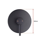 Shower Bath Mixer Tap Bathroom Electroplated Matte Black