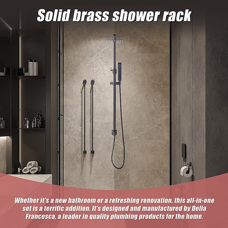 Della Francesca 8" Dual Head Rain Shower Set