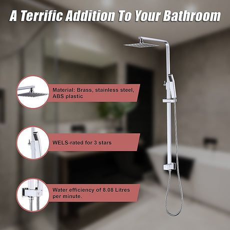 Della Francesca 8" Rain Shower Head Set