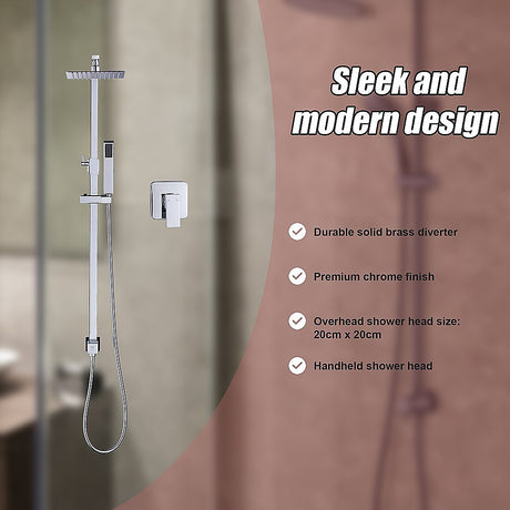 Della Francesca 8" Rain Shower Head Set