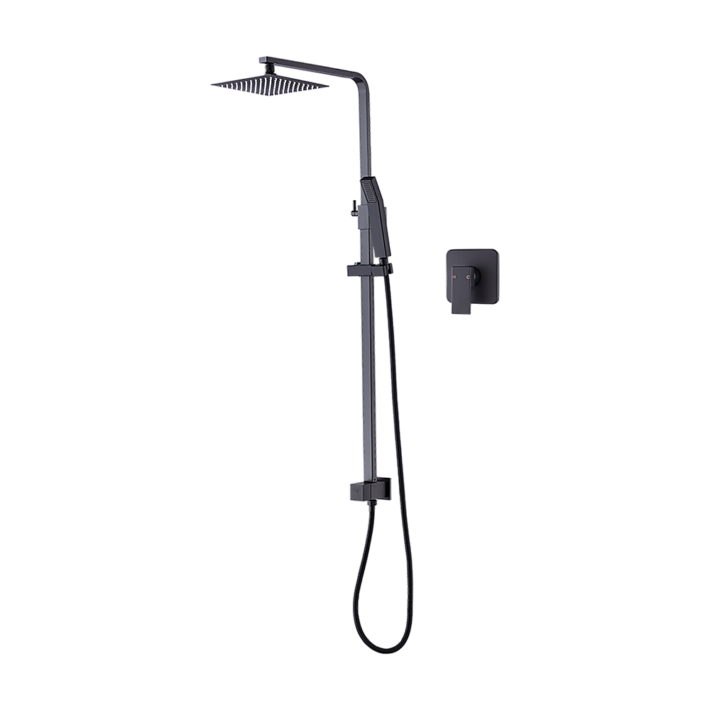 WELS 8" Dual Rain Shower Head Set