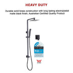 WELS 8" Dual Rain Shower Head Set