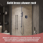 WELS 8" Dual Rain Shower Head Set