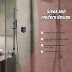 WELS 8" Dual Rain Shower Head Set