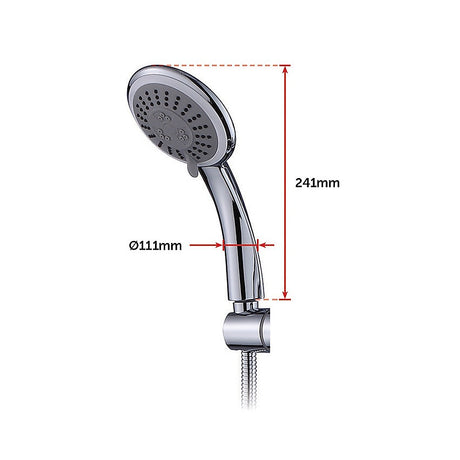 WELS Dual Head 8" Rain Shower Set