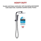 WELS 8" Dual Head Rain Shower Set