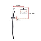 WELS 8" Dual Head Rain Shower Set