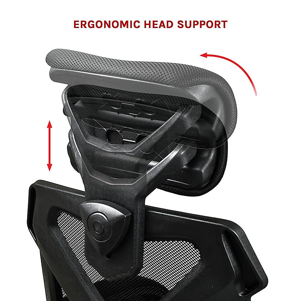 Ergonomic Mesh Office Gaming Chair - Black