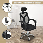 Ergonomic Mesh Office Gaming Chair - Black