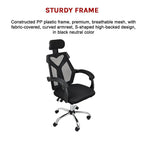 Ergonomic Mesh Office Gaming Chair - Black
