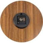 Glow In Dark Wall Clock Luminous Quartz Quiet Wooden Home Decor 30cm