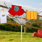 4 Arm Rotary Clothes Airer with 40m Line