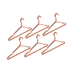 Rose Gold Metal Wire Coat Suit Hangers