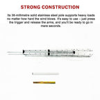 4 Arm 50m Rotary Outdoor Clothes Dryer