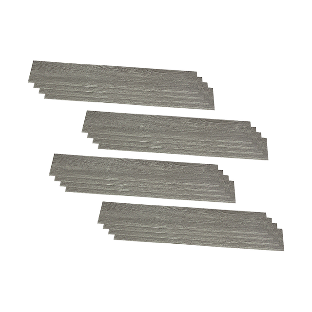 Self-Adhesive Ash Wood Grain Vinyl Tiles