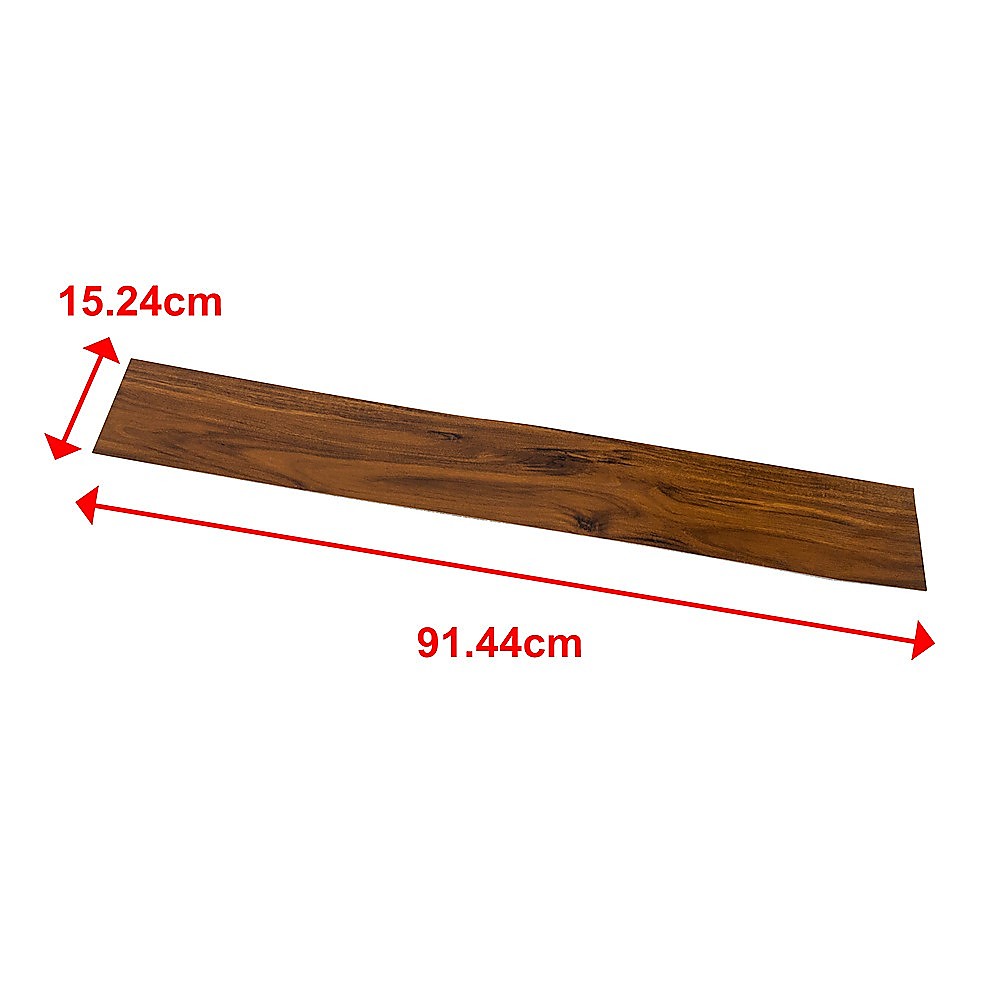 Self-Adhesive Walnut Wood Grain Vinyl Tiles