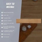 Self-Adhesive Oak Vinyl Floor Tiles 16 Pack