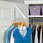Retractable Wall-Mounted Clothes Hanger Rack