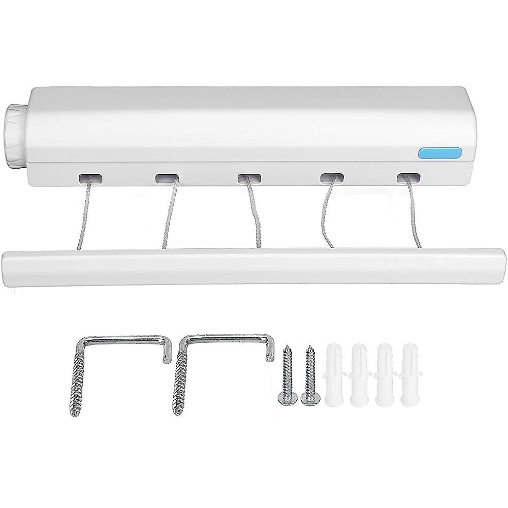 Retractable 5-Line Clothesline for Efficient Drying