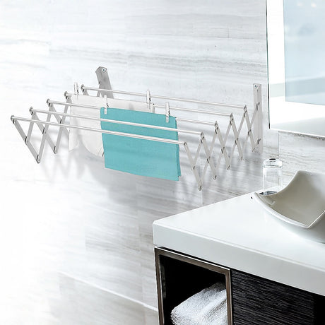 Expandable Clothes Airer for Home and Caravan