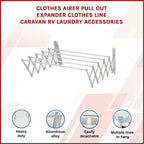Expandable Clothes Airer for Home and Caravan