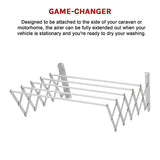 Expandable Clothes Airer for Home and Caravan