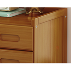 Bamboo Bedside Table Nightstand with Storage for Bedroom and Sofa Side Stand