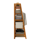Bamboo Portable Clothes Rack and Garment Stand