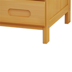 Bamboo Bedside Table Nightstand Storage Bedroom Sofa Side Stand Organizer