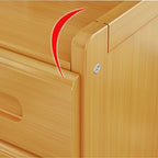 Bamboo Bedside Table Nightstand Storage Bedroom Sofa Side Stand Organizer