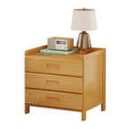 Bamboo Bedside Table Nightstand Storage Bedroom Sofa Side Stand Organizer