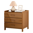 Bamboo Bedside Table Nightstand Storage Bedroom Sofa Side Stand Organizer