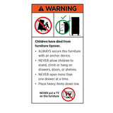 Bamboo Shelf with Removable Storage Hamper