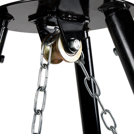 Tripod Cast Iron & Steel Fire Pit BBQ