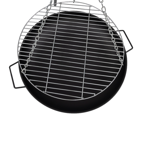 Tripod Cast Iron & Steel Fire Pit BBQ