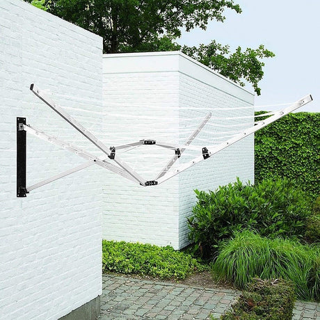 Wall-Mounted 5 Arm Folding Clothes Airer