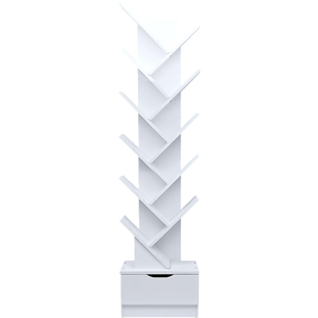 Tree Bookshelf Bookcase - 12-Tier Display Unit