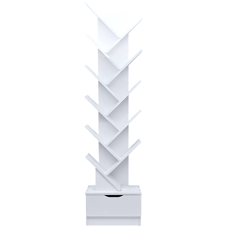 Tree Bookshelf Bookcase - 12-Tier Display Unit