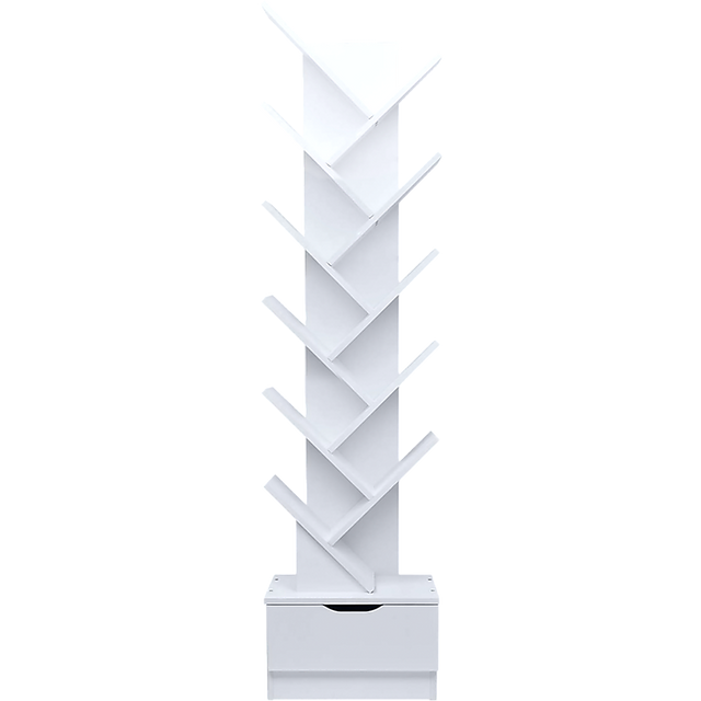 Tree Bookshelf Bookcase - 12-Tier Display Unit