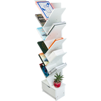 Tree Bookshelf Bookcase - 12-Tier Display Unit