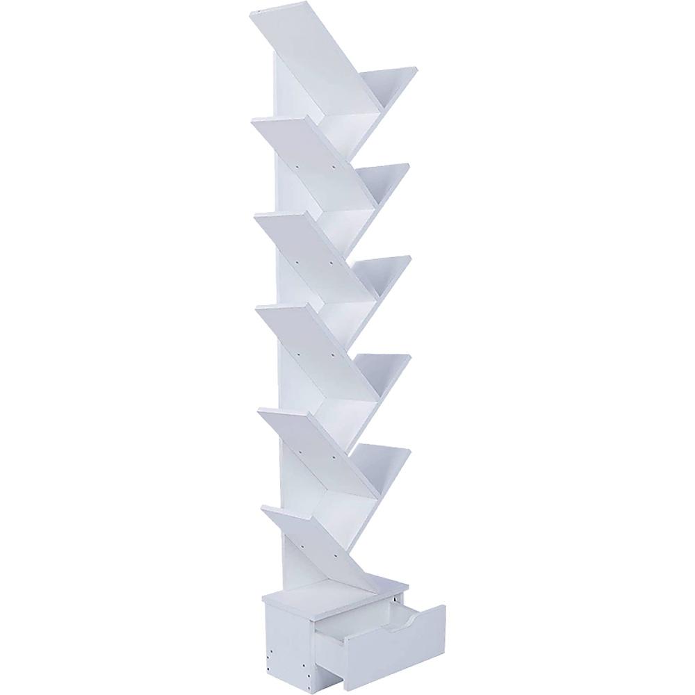 Tree Bookshelf Bookcase - 12-Tier Display Unit