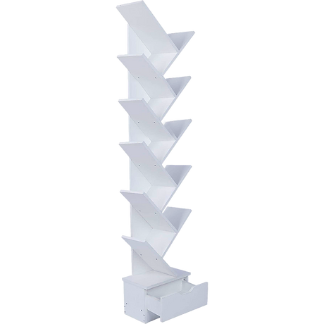 Tree Bookshelf Bookcase - 12-Tier Display Unit