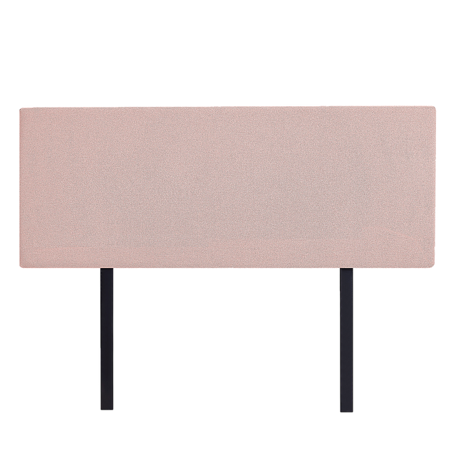 Linen Fabric Queen Bed Deluxe Headboard Bedhead - Pale Pink