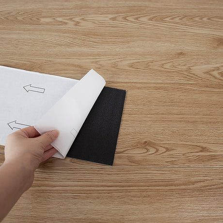 Self-Adhesive Elm Wood Grain Vinyl Tiles