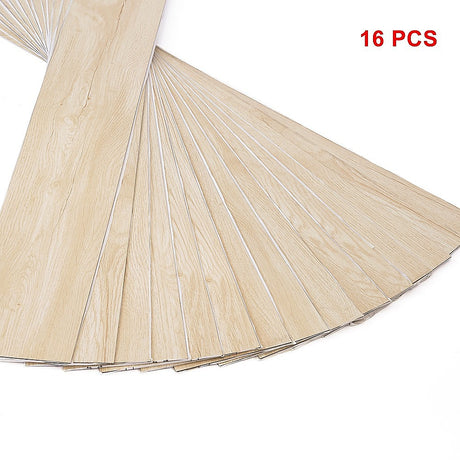 Self-Adhesive Light Walnut Vinyl Floor Tiles
