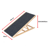NWC-RAMP-8369 Adjustable Foldable Dog Ramp Enhance pet mobility with safety and ease.