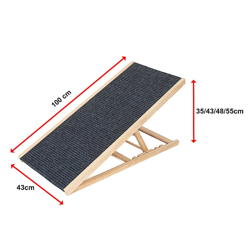 NWC-RAMP-8369 Adjustable Foldable Dog Ramp  

Enhance pet mobility with safety and ease.